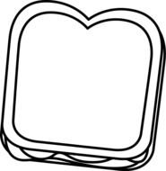 Black And White Peanut Butter Jelly Sandwich