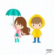 Umbrella Kids drawing
