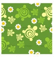 Seamless Ornament Turtle In Color 58 Patterns Decorative