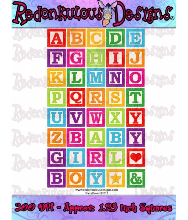 Building Blocks Alphabet