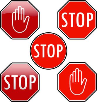 Stop Signs drawing