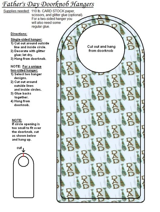 green tag with pictures