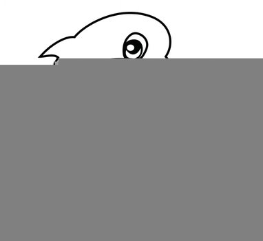 海豚 简笔画 线条 动漫动画 设计 图片大全 高清图片