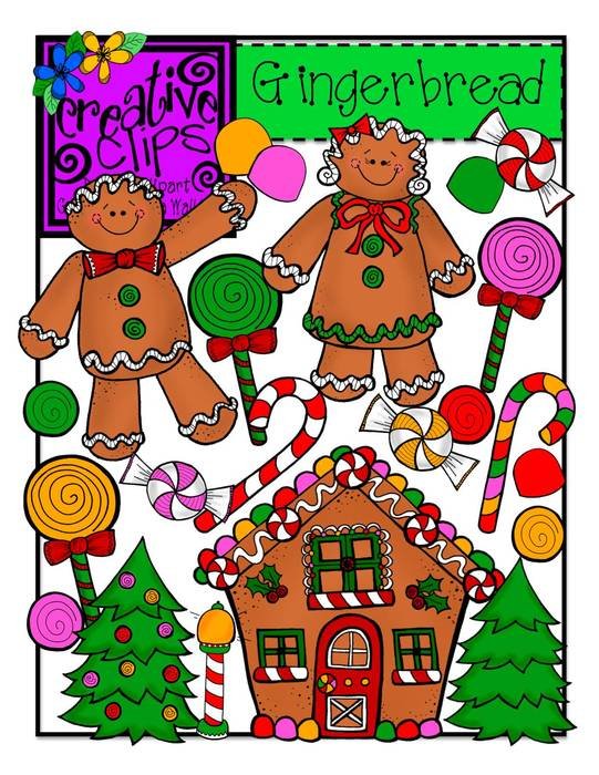 Gingerbread creative drawing