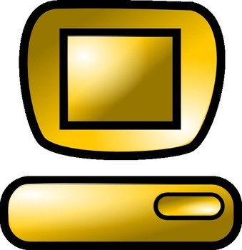 Clipart of Pc Desktop icon