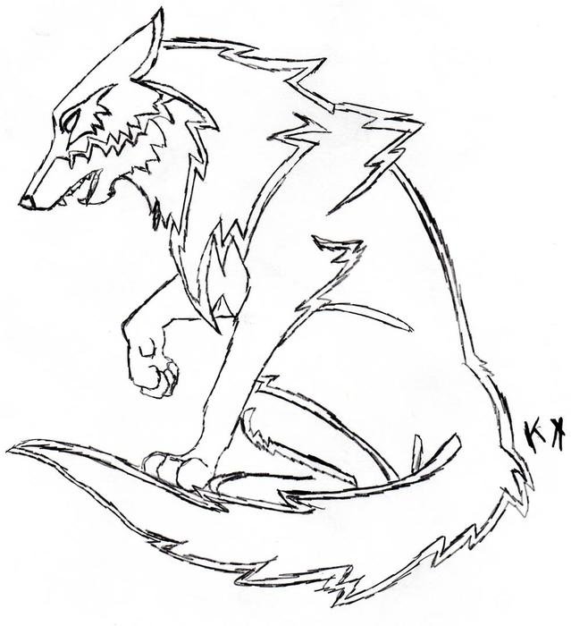 Clipart of the wolf