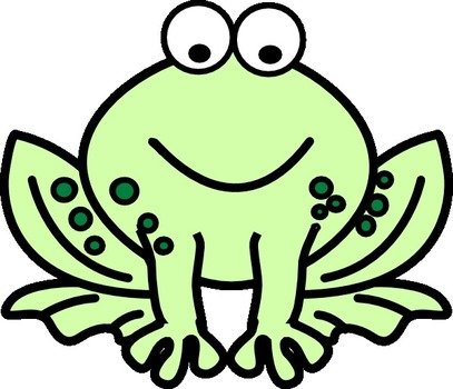 Two Tone Frog At Clkercom Vector Online Royalty