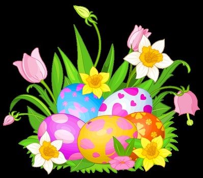 Flowers For &gt Easter clipart