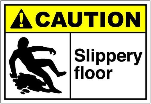 sign to act with caution