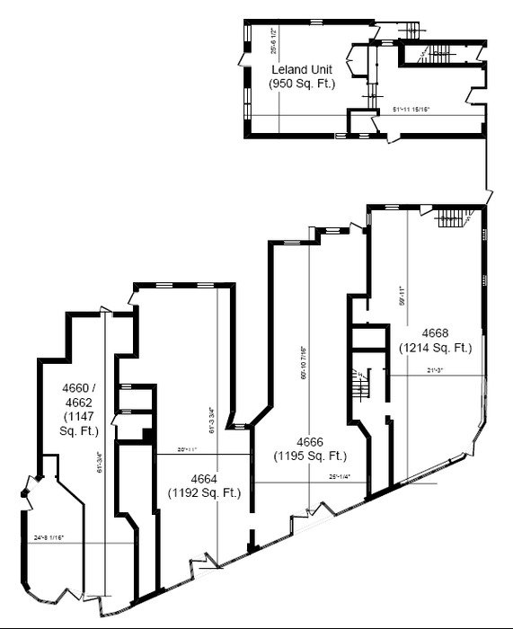 boundaries of plots on the map