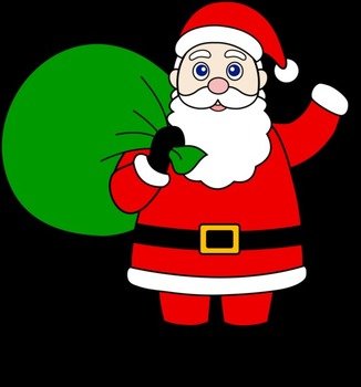 Santa Claus With Sack Of Gifts Free