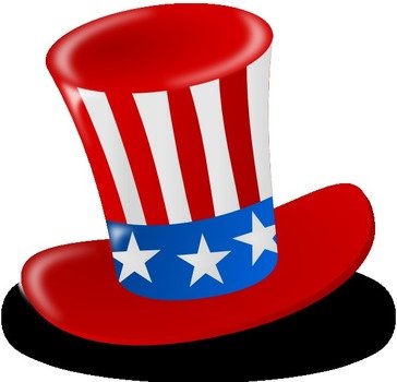 Independence Day Hat At Clkercom Vector Online