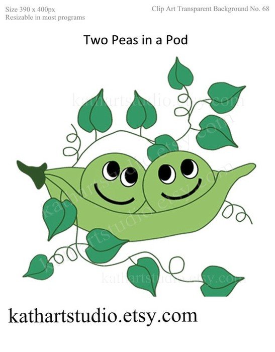 Buy 2 Get 1 Free Instant Download Two Peas In A Pod For