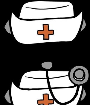 Nurse Hat Book Covers