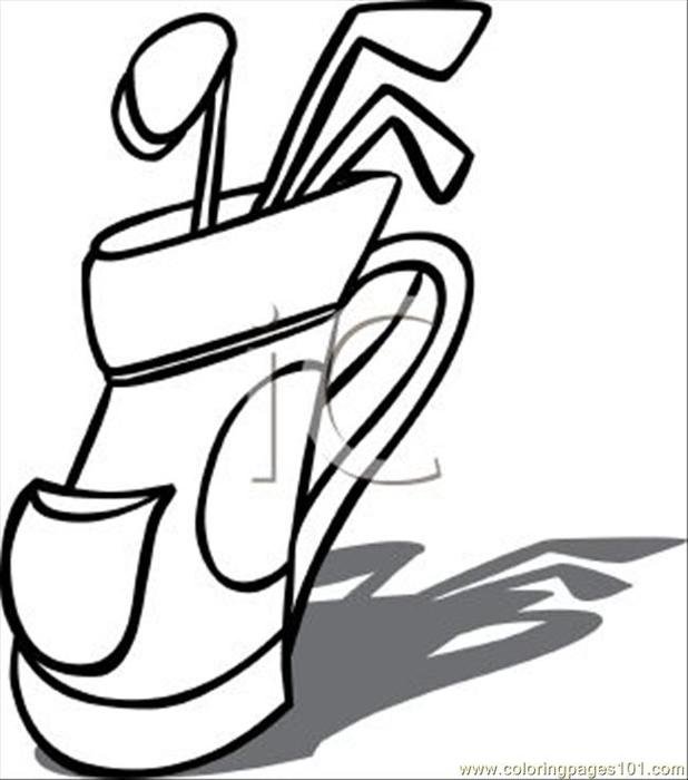 Golf Club Colouring Pages Page 2