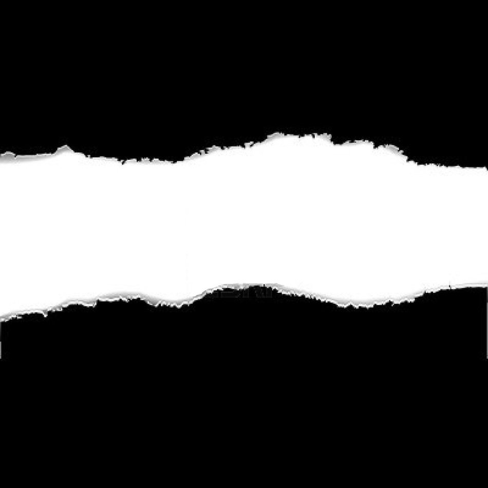 white uneven strip on a black background