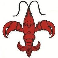 Fleur De Lis louisiana &gt Auto Decals & Accessories Red