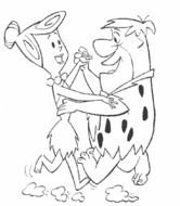 Hope You Found These Coloring Pages Of The Flintstones Series