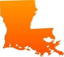 Louisiana State Map drawing