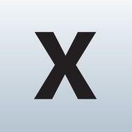 Lowercase Letter X 3d Model Made With 123d