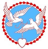 Free Valentine Doves 1 Page Of Public Domain