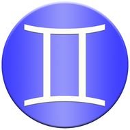 gemini symbol as a picture for clipart