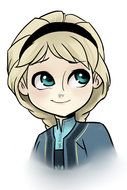 Elsa Teen Frozen drawing