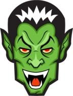 green Vampire drawing