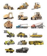 Vector Of The Heavy Vehicles Modern Technology