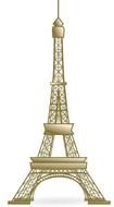 Eiffel Tower Drawing Outline Vector