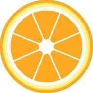 fruit orange drawing