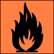 Flammable Symbol At Clkercom Vector Online