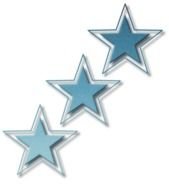 blue stars on a white background