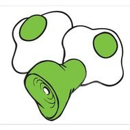 clipart of the green eggs and ham