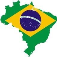 Brazil Flag as a picture for clipart