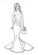 clipart of the barbie