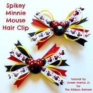 Mouse Then You&rsquo;ll Love This Spikey Minnie Hair Clip Tutorial