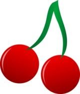 Red Cherries drawing