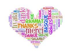 How To Say Thanks In Different Languages drawing