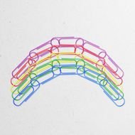 colorful paper clips as a picture for clipart