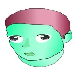 Innocent Boy Face Vector