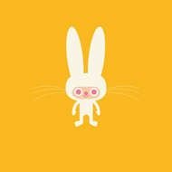 Colorful Microsoft bunny clipart