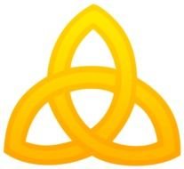 Golden Triquetra Symbol Free