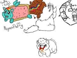 cartoon pictures with animals on a white background