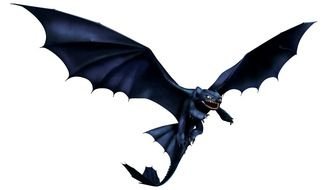 drawn cartoon black dragon in the sky