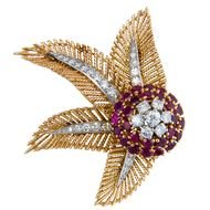 Boucheron Gem Set Clip Brooch At 1stdibs
