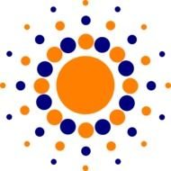 Circles Blue Orange Concentric At Clkercom Vector