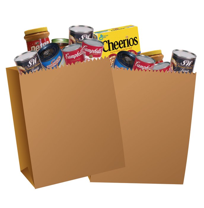 food bags drawing
