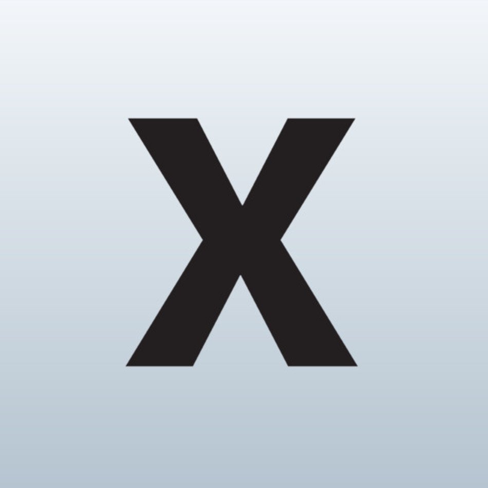 Lowercase Letter X 3d Model Made With 123d