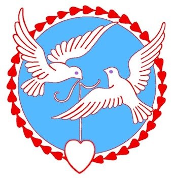 Free Valentine Doves 1 Page Of Public Domain
